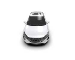 Modern car isolated on background. 3d rendering - illustration png