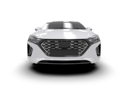 Modern car isolated on background. 3d rendering - illustration png