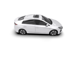 Modern car isolated on background. 3d rendering - illustration png