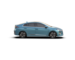 Modern car isolated on background. 3d rendering - illustration png
