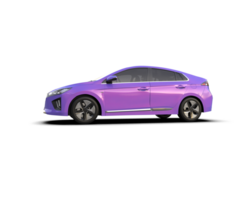 Modern car isolated on background. 3d rendering - illustration png