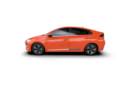 Modern car isolated on background. 3d rendering - illustration png