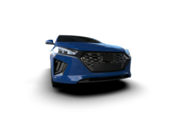 Modern car isolated on background. 3d rendering - illustration png