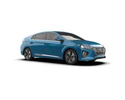 Modern car isolated on background. 3d rendering - illustration png