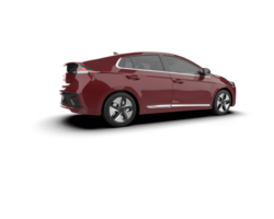 Modern car isolated on background. 3d rendering - illustration png