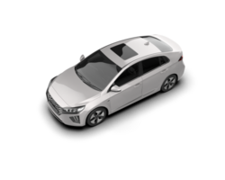 Modern car isolated on background. 3d rendering - illustration png