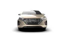 Modern car isolated on background. 3d rendering - illustration png