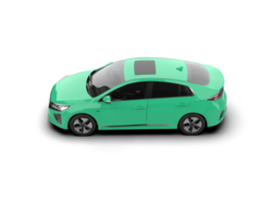 moderno carro isolado em fundo. 3d Renderização - ilustração png