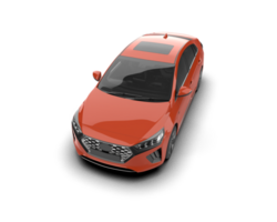 Modern car isolated on background. 3d rendering - illustration png