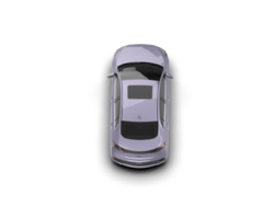 Modern car isolated on background. 3d rendering - illustration png