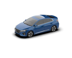 Modern car isolated on background. 3d rendering - illustration png