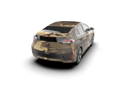 Modern car isolated on background. 3d rendering - illustration png
