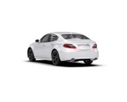 Modern car isolated on background. 3d rendering - illustration png
