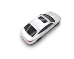 Modern car isolated on background. 3d rendering - illustration png