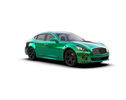 Modern car isolated on background. 3d rendering - illustration png