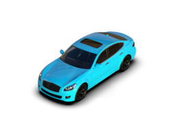 Modern car isolated on background. 3d rendering - illustration png
