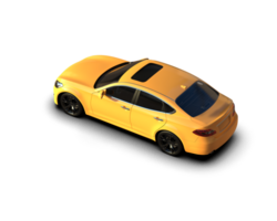 Modern car isolated on background. 3d rendering - illustration png