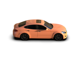 Modern car isolated on background. 3d rendering - illustration png