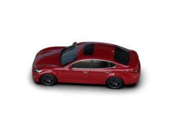 Modern car isolated on background. 3d rendering - illustration png