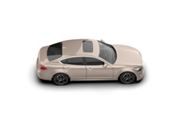Modern car isolated on background. 3d rendering - illustration png