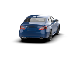 Modern car isolated on background. 3d rendering - illustration png