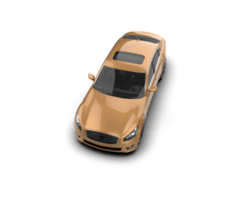 Modern car isolated on background. 3d rendering - illustration png