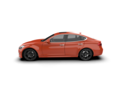 Modern car isolated on background. 3d rendering - illustration png