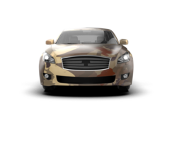 Modern car isolated on background. 3d rendering - illustration png