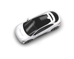 Modern car isolated on background. 3d rendering - illustration png