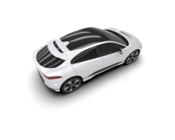 Modern car isolated on background. 3d rendering - illustration png