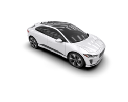 Modern car isolated on background. 3d rendering - illustration png