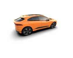 Modern car isolated on background. 3d rendering - illustration png