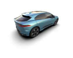 Modern car isolated on background. 3d rendering - illustration png