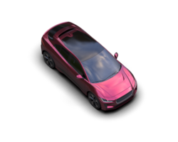 Modern car isolated on background. 3d rendering - illustration png