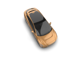 Modern car isolated on background. 3d rendering - illustration png