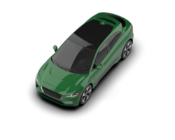 Modern car isolated on background. 3d rendering - illustration png