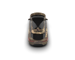 Modern car isolated on background. 3d rendering - illustration png