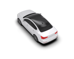 Modern car isolated on background. 3d rendering - illustration png