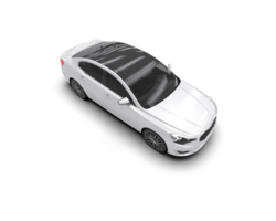 Modern car isolated on background. 3d rendering - illustration png