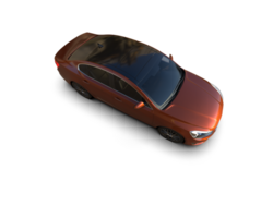 Modern car isolated on background. 3d rendering - illustration png