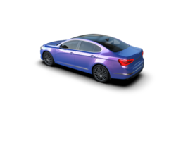 Modern car isolated on background. 3d rendering - illustration png