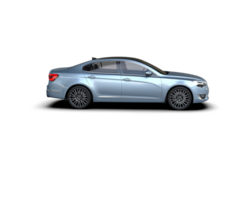 Modern car isolated on background. 3d rendering - illustration png
