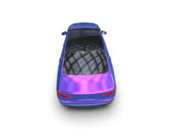Modern car isolated on background. 3d rendering - illustration png