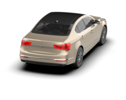 Modern car isolated on background. 3d rendering - illustration png