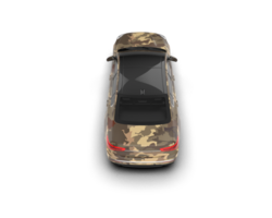 Modern car isolated on background. 3d rendering - illustration png
