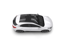 Modern car isolated on background. 3d rendering - illustration png