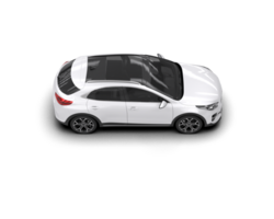 Modern car isolated on background. 3d rendering - illustration png