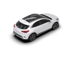 Modern car isolated on background. 3d rendering - illustration png
