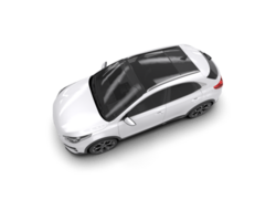 Modern car isolated on background. 3d rendering - illustration png