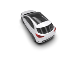 Modern car isolated on background. 3d rendering - illustration png